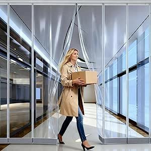 PVC Door Curtain Strip Magnetic